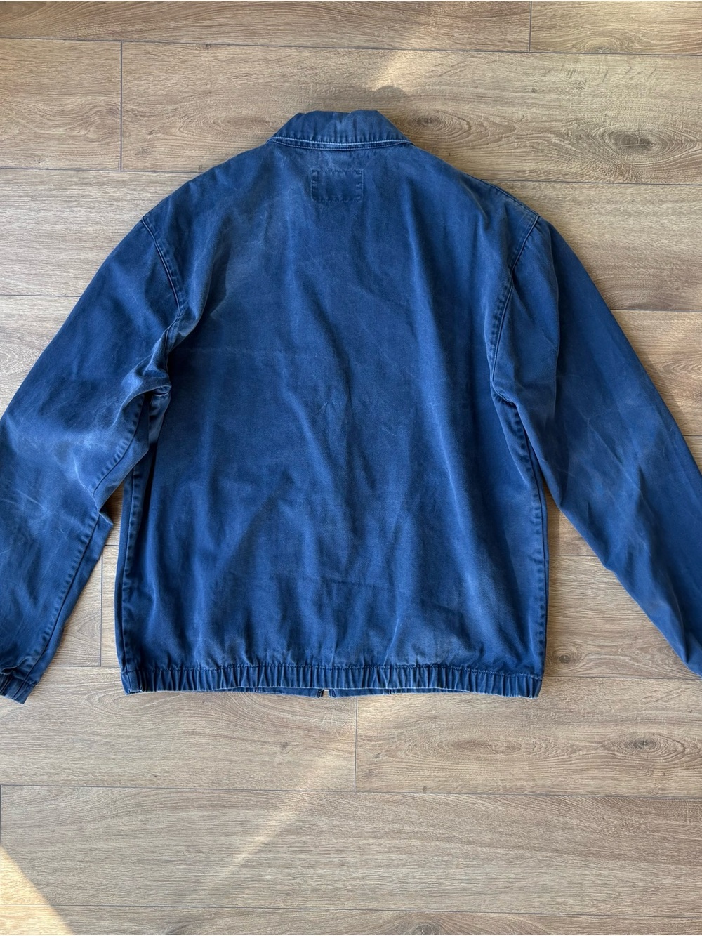Carhartt Navy Zip-Front Bomber Jacket - Picture 4 of 4